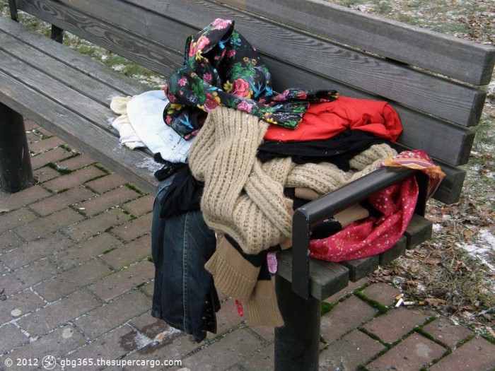 Abandoned clothes