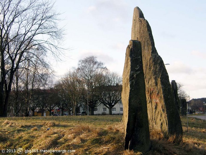 Standing stones of the Sannegård monument