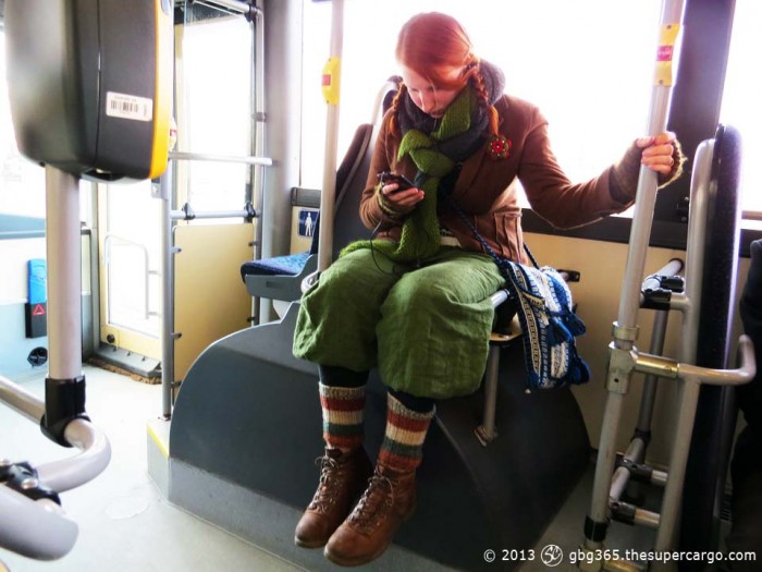 Concentration on the luggage shelf