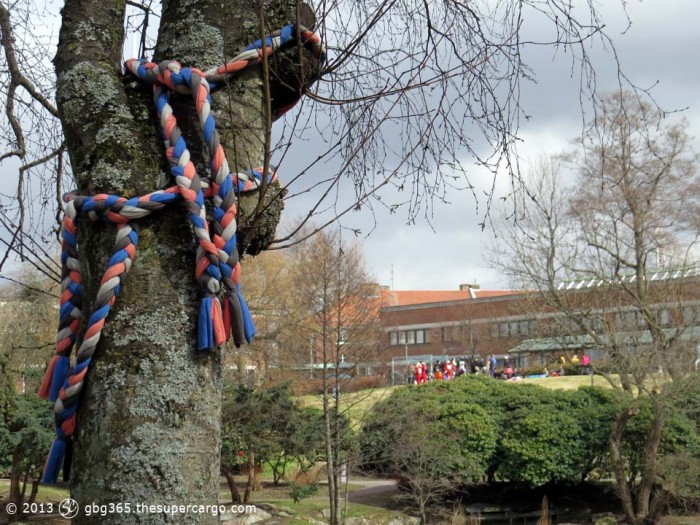 Art in a tree