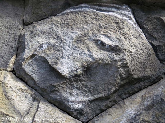 Face in the stone