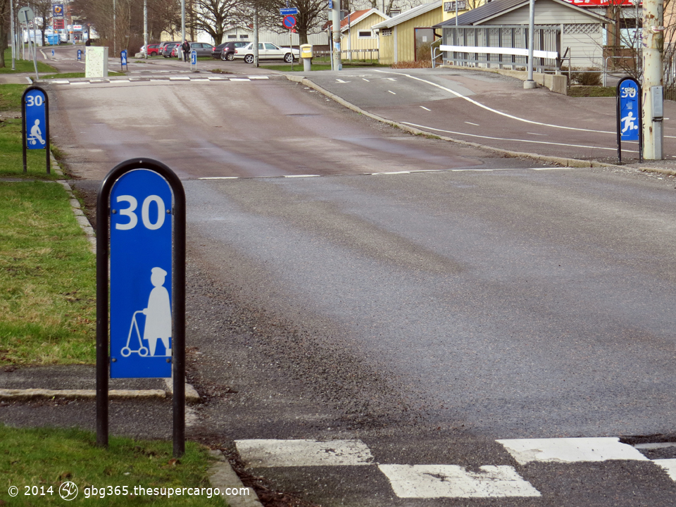 Slow for pedestrians