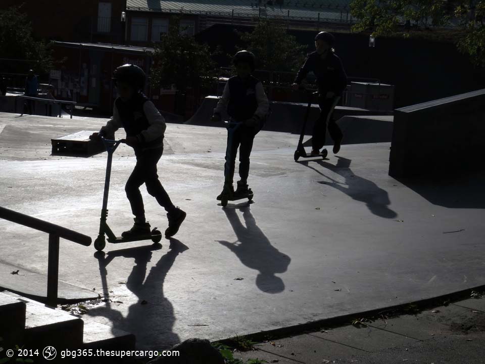 Scooter shadows